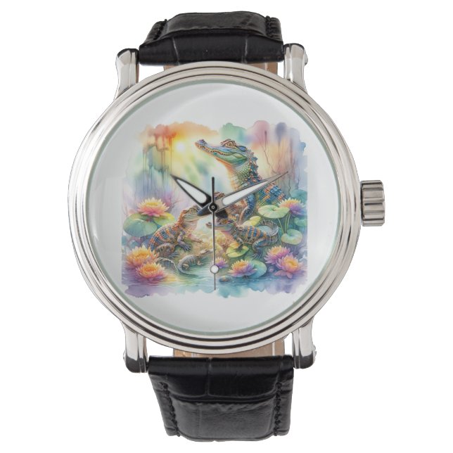 Reloj De Pulsera Chinese Alligators in Harmony 050624AREF127 - Wate (Anverso)