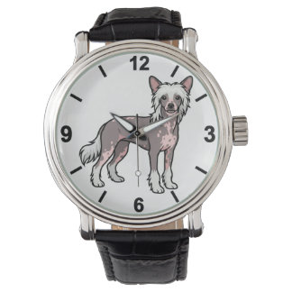 Reloj De Pulsera Chinese Crested Dog Wrist Watch Stylish Pet