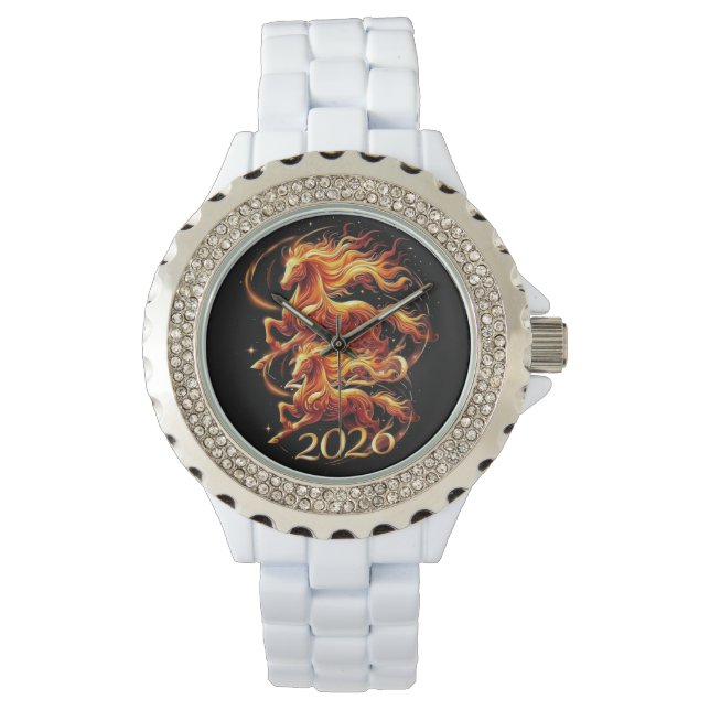 Reloj De Pulsera Chinese Year of Horse 2026 Celebrations (Anverso)