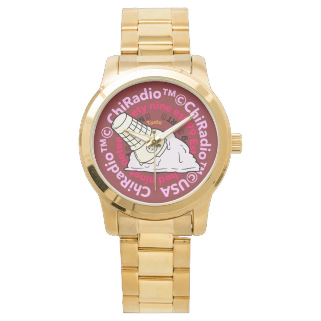 Reloj De Pulsera ChiRadioLLC ™ IceCream (Anverso)