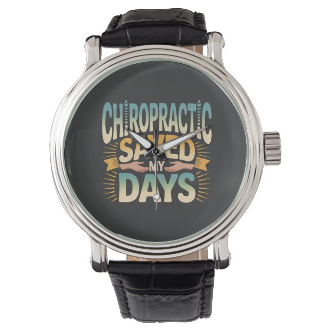 Reloj De Pulsera Chiropractic Healing and Back Pain Relief (Anverso)