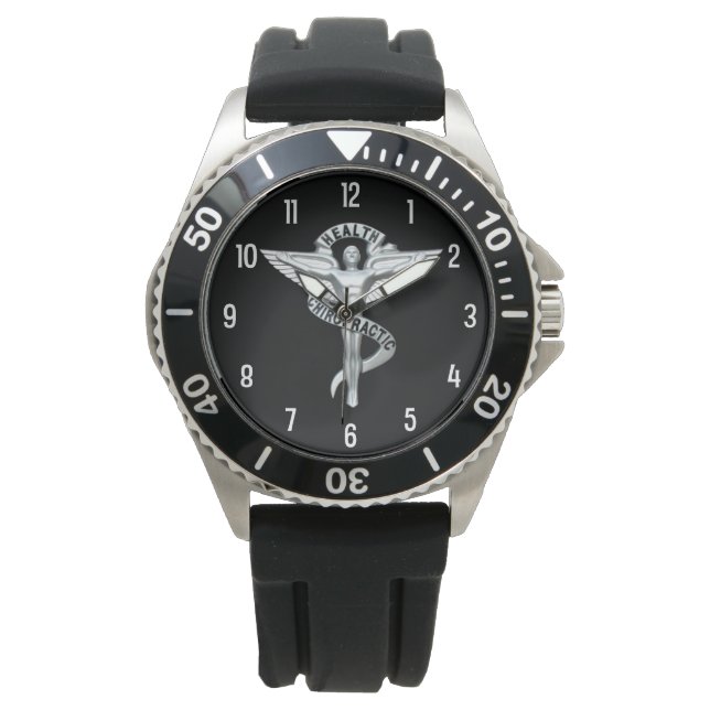 Reloj De Pulsera Chiropractico Emblem Watch (Anverso)