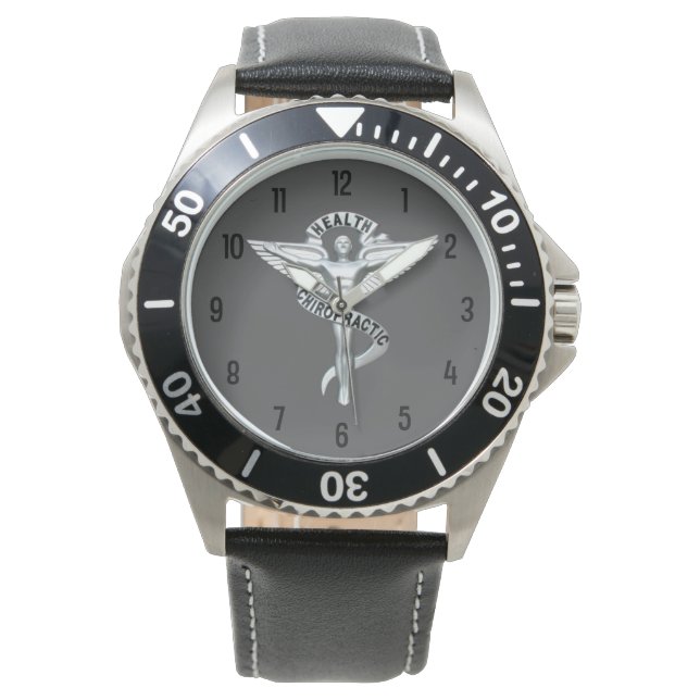 Reloj De Pulsera Chiropractico Emblem Watch (Anverso)