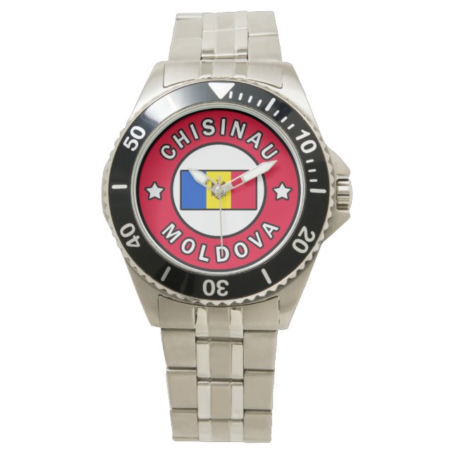 Reloj De Pulsera Chisinau Moldavia (Anverso)