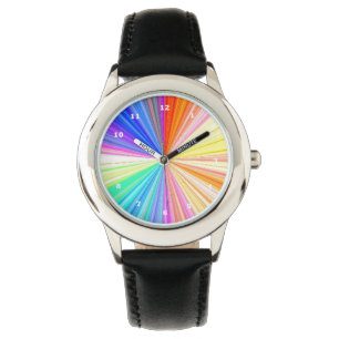 Reloj De Pulsera Chispa de Chakra del arco iris