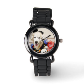 Reloj De Pulsera CHO CHO Correa de cuero de época con cuero negro