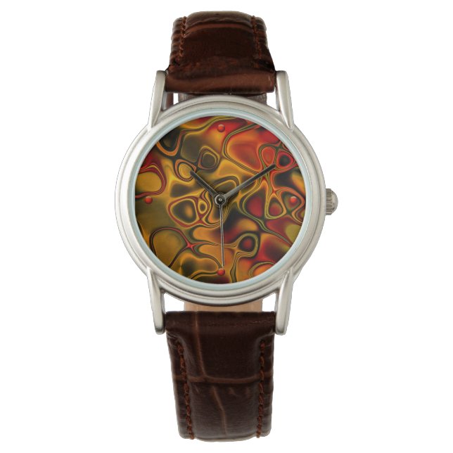 Reloj De Pulsera Chocolate fundido (Anverso)
