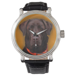 Reloj De Pulsera Chocolate Labrador