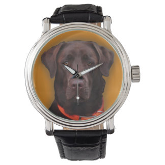 Reloj De Pulsera Chocolate Labrador