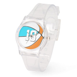 Reloj De Pulsera choose ANY team colors w jersey number basketball