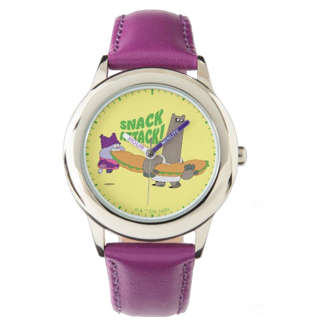 Reloj De Pulsera Chowder y Shnitzel (Anverso)