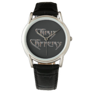 Reloj De Pulsera Chris Caffery Watch (2 líneas negras)