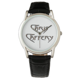 Reloj De Pulsera Chris Caffery Watch (blanco 2 líneas)
