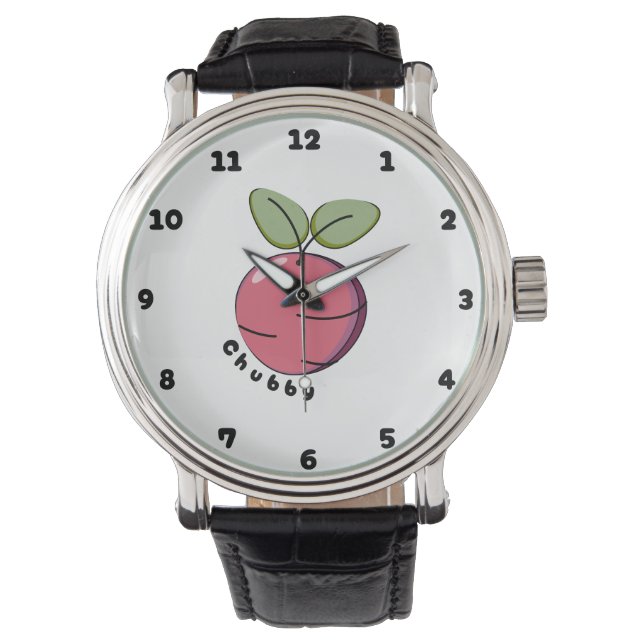 Reloj De Pulsera Chubby Beet (Anverso)