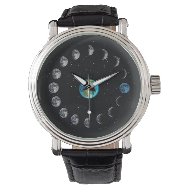 Reloj De Pulsera ciclo lunar (Anverso)