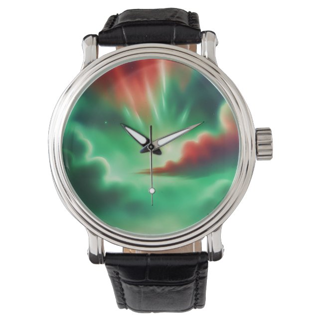 Reloj De Pulsera cielo verde (Anverso)