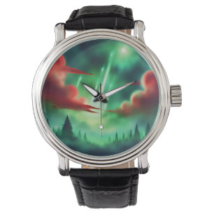 Reloj De Pulsera cielo verde