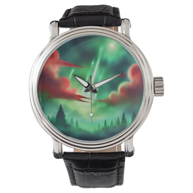 Reloj De Pulsera cielo verde (Anverso)