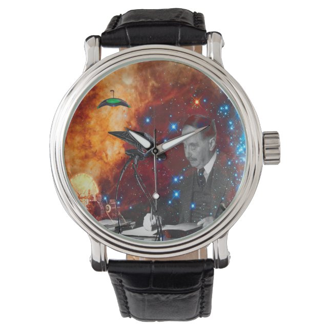 Reloj De Pulsera Ciencia Ficción de H.G.Wells (Anverso)