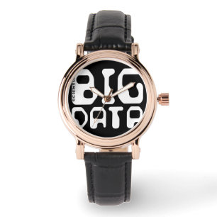 Reloj De Pulsera Científico grande de los datos