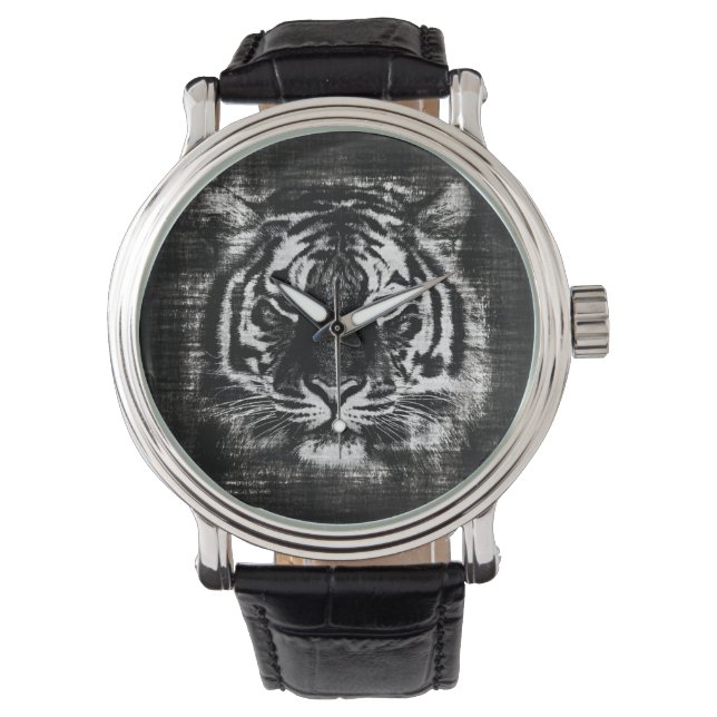 Reloj De Pulsera Cierre de la cara del tigre 2 (Anverso)