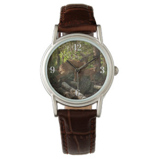 Reloj De Pulsera Cierva y cría de ciervo en el Parque Nacional Shen