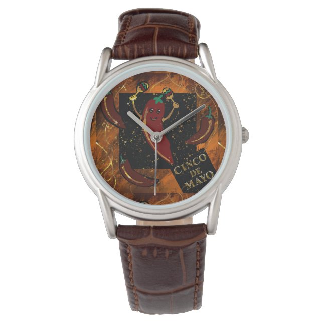 Reloj De Pulsera Cinco de Mayo  (Anverso)