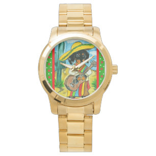Reloj De Pulsera Cinco de Mayo Dachshund