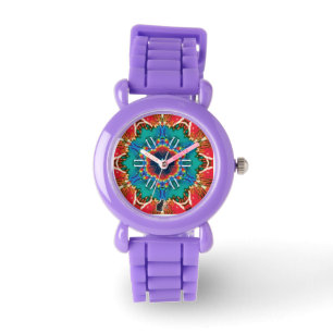 Reloj De Pulsera Cinnamon Kaleidoscope