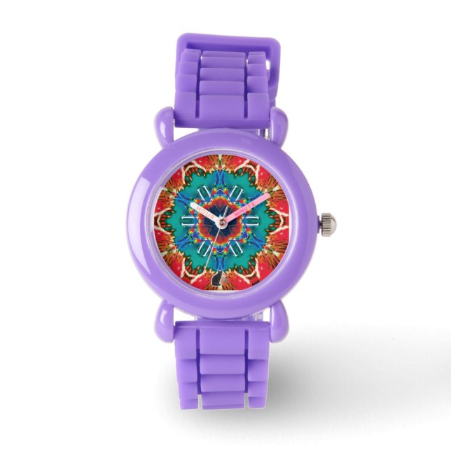 Reloj De Pulsera Cinnamon Kaleidoscope (Anverso)