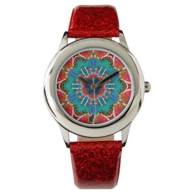 Reloj De Pulsera Cinnamon Kaleidoscope (Anverso)