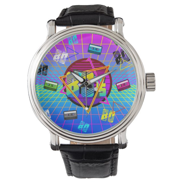 RELOJ DE PULSERA CINTA DE CASSETTE RETRO DE LA ESCUELA VIEJA DE LOS (Anverso)