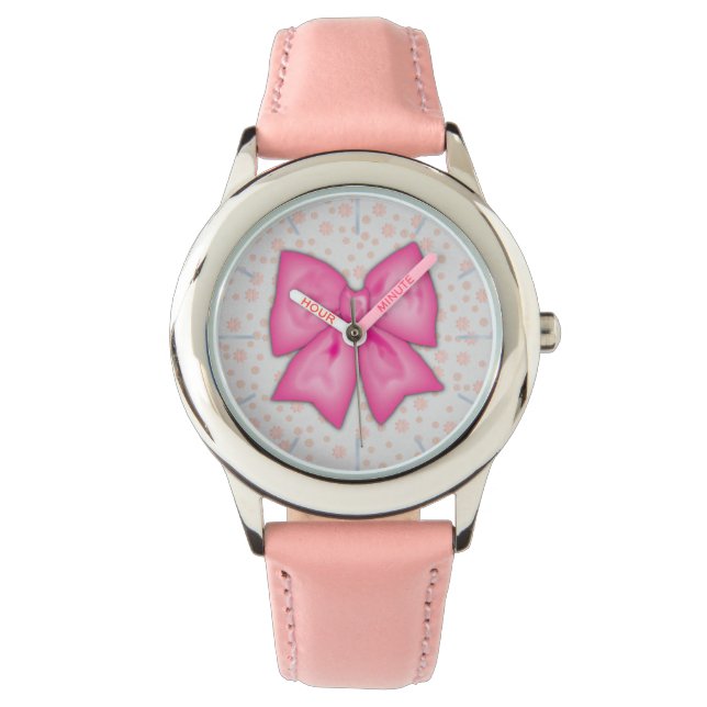 Reloj De Pulsera Cinta rosa (Anverso)