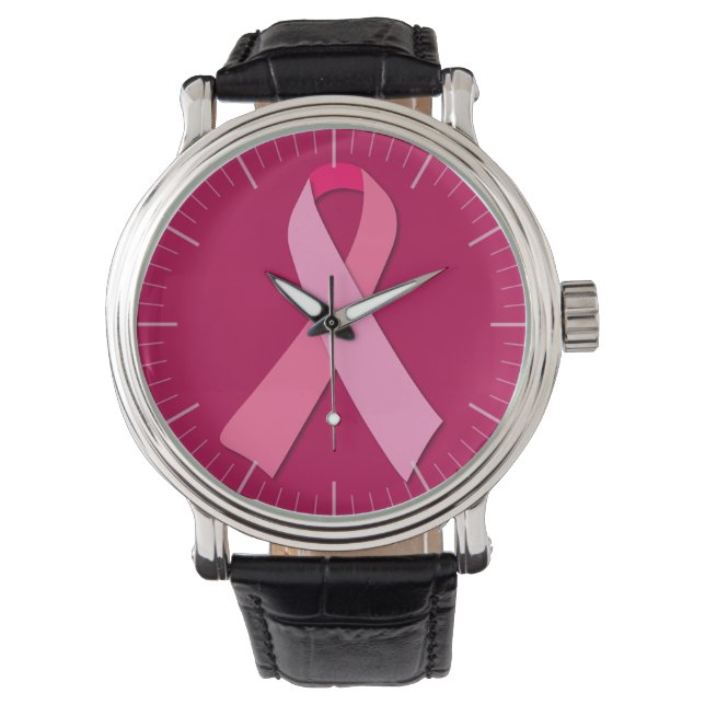 Reloj De Pulsera Cinta rosa (Anverso)
