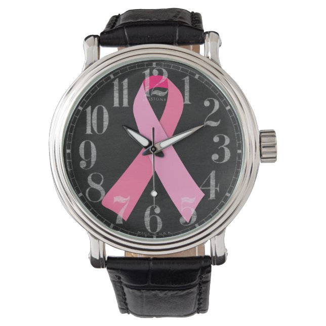 Reloj De Pulsera Cinta rosa (Anverso)