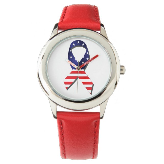 Reloj De Pulsera Cinta USA (Anverso)
