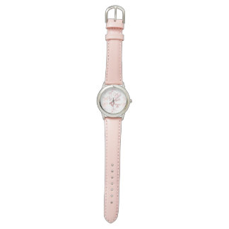 Reloj De Pulsera Cintas Rosadas