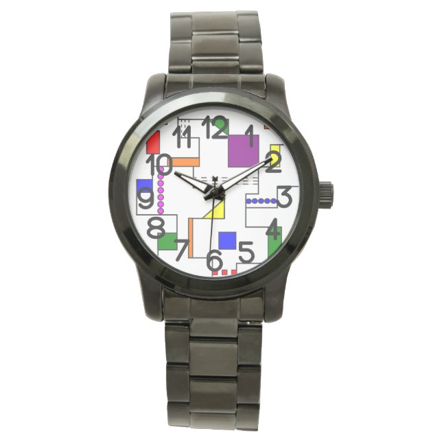 Reloj De Pulsera Circuitos de Bauhaus (Anverso)