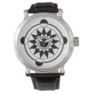 Reloj De Pulsera Círculo de cultivo geométrico futurista Mandala