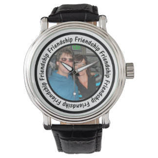 Reloj De Pulsera Círculo de marco de amistad Añadir tu foto