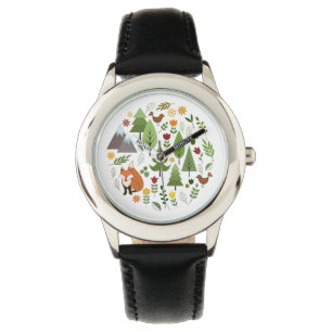 Reloj De Pulsera Círculo escandinavo de los ilustraciones del