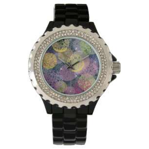 Reloj De Pulsera Círculo lindo abstracto del lunar