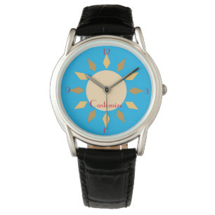 Reloj De Pulsera Círculo solar geométrico Thunder_Cove