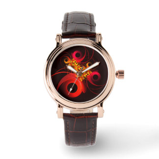 Reloj De Pulsera Círculos coloridos Patrón de arte abstracto modern