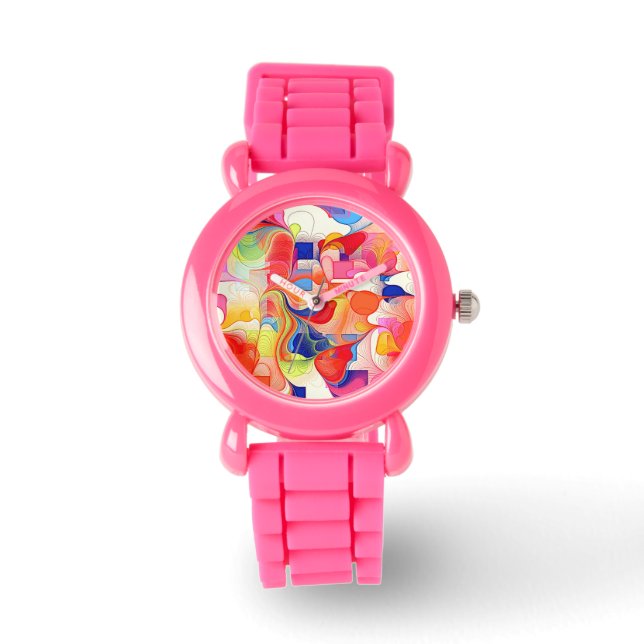 RELOJ DE PULSERA CÍRCULOS DE COLORES OBSERVAR (Anverso)