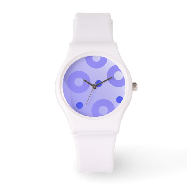 Reloj De Pulsera Círculos y puntos azules de Guay (Anverso)
