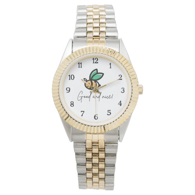 Reloj De Pulsera cita de abejas (Anverso)