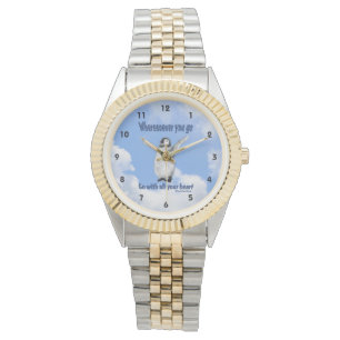 Reloj De Pulsera Cita de Actitud de Pingüino Confucio Inspirador