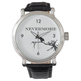 Reloj De Pulsera Cita del poema Edgar Allan Poe de Nevermore Raven