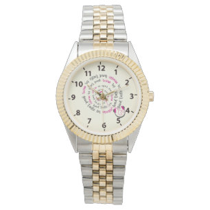 Reloj De Pulsera Cita femenina Buen gusto en música mal gusto en ho
